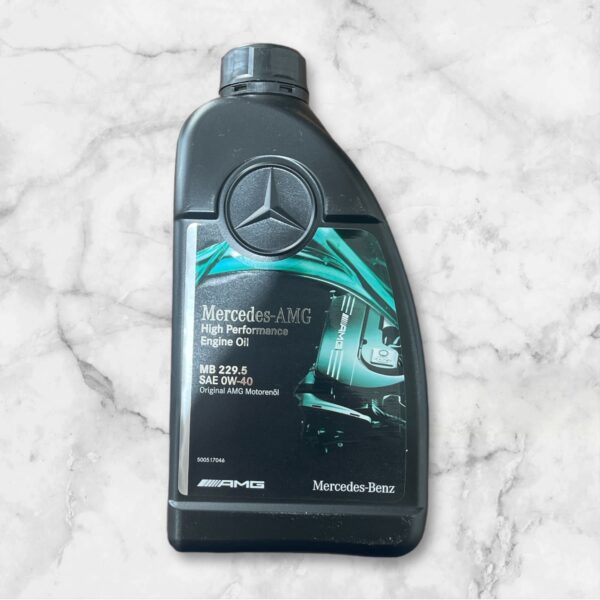 1 liter original Mercedes AMG high performance engine oil MB 229.5 0W40- (A0009895304)