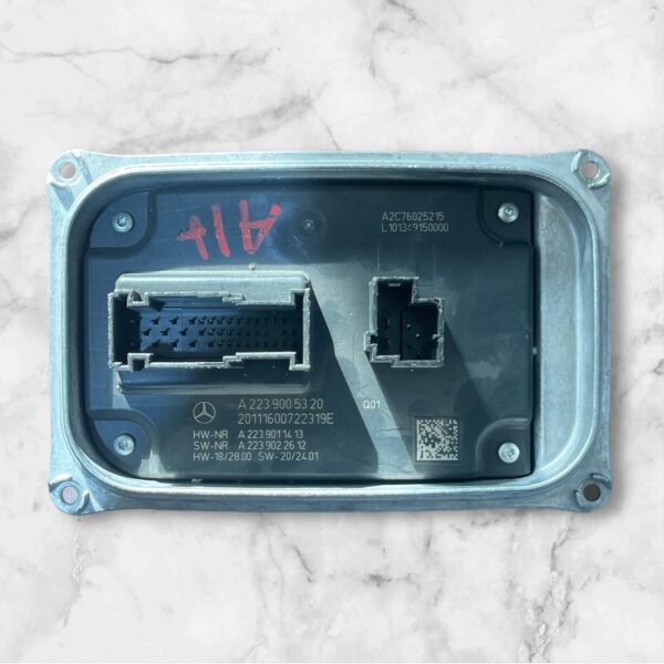 Mercedes-Benz W206 Left Side Headlight Control Module Digital LED A2239005320 - Image 2